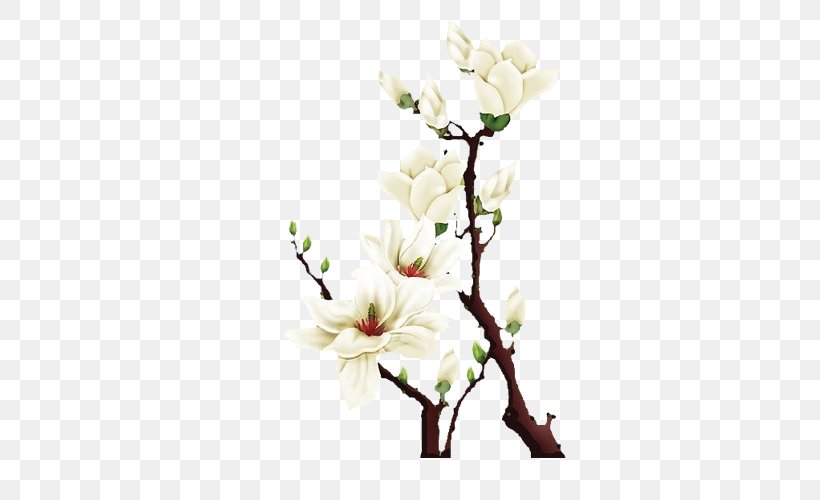 Floral Design Petal Flower White, PNG, 500x500px, Floral Design, Artificial Flower, Blossom, Branch, Bud Download Free