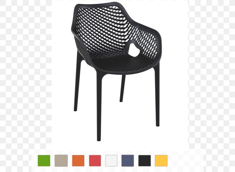Garden Furniture Chair Black Plastic, PNG, 600x600px, Garden Furniture, Anthracite, Armrest, Bar Stool, Bentwood Download Free