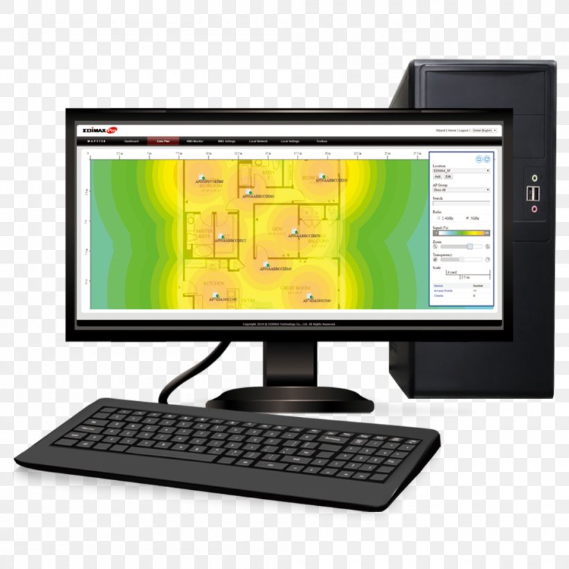 Personal Computer Laptop Computer Hardware Wireless Access Points Edimax, PNG, 1000x1000px, Personal Computer, Computer, Computer Hardware, Computer Monitor, Computer Monitor Accessory Download Free