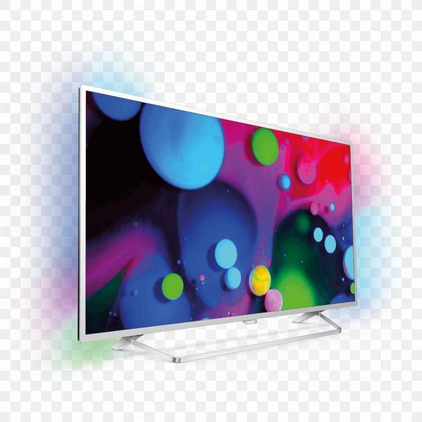 4K Resolution Ultra-high-definition Television Smart TV LED-backlit LCD, PNG, 2575x2575px, 4k Resolution, Ambilight, Computer Monitor, Display Device, Flat Panel Display Download Free