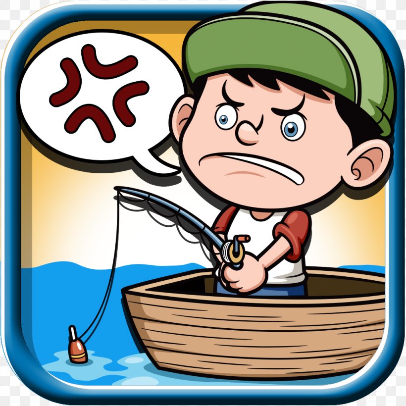 Little Fisher, PNG, 1024x1024px, Cartoon, Area, Behavior, Fishing, Food Download Free