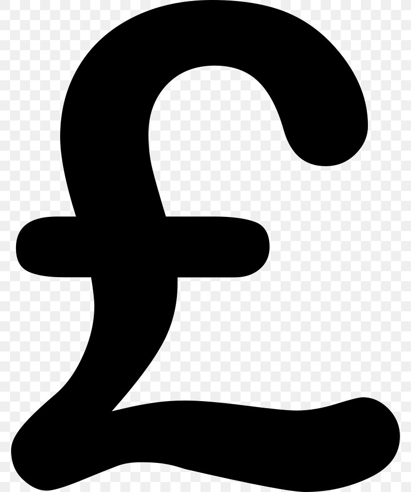 Pound Sign Pound Sterling Currency Symbol Money, PNG, 776x980px, Pound Sign, Artwork, Black And White, Coin, Coins Of The Pound Sterling Download Free