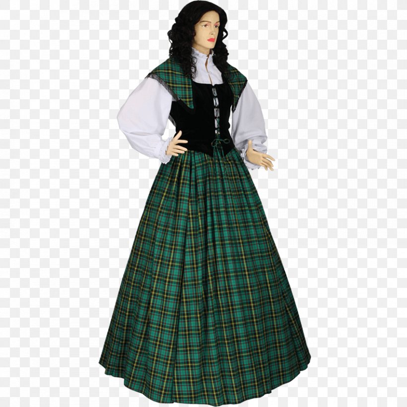 Tartan Costume Highland Dress Clothing, PNG, 850x850px, Tartan, Bodice, Cap, Chemise, Clothing Download Free