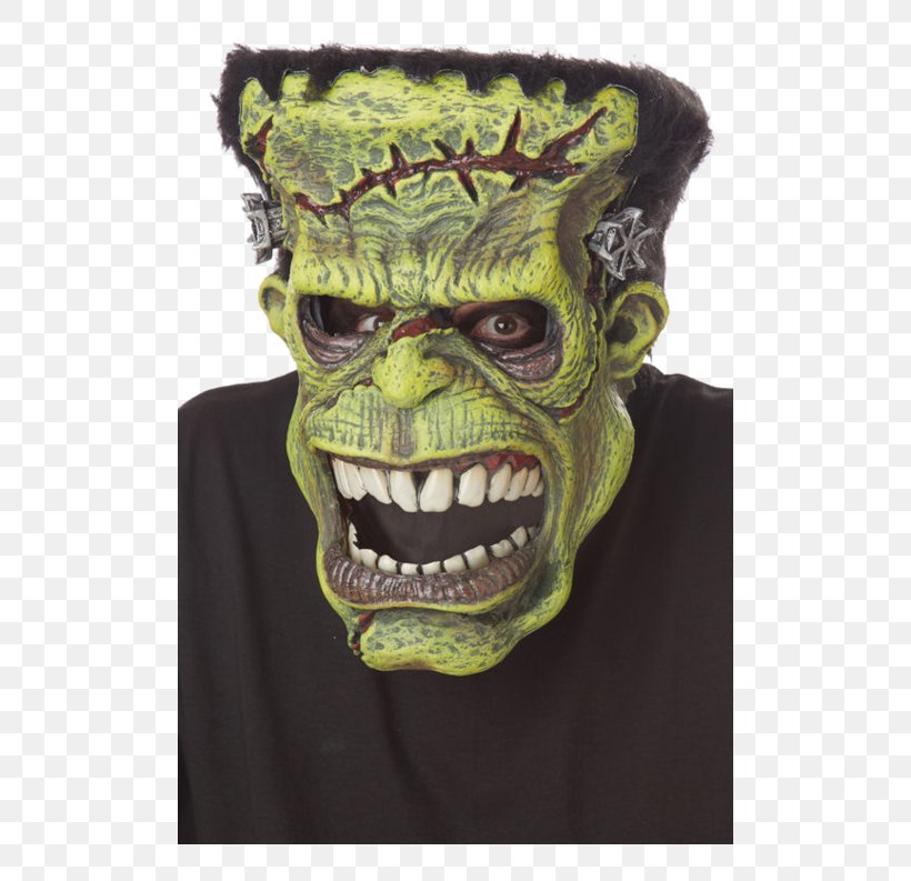 Frankenstein Mask Halloween Costume Costume Party, PNG, 500x793px, Frankenstein, Ball, California Costume Collections, Clothing, Clothing Accessories Download Free