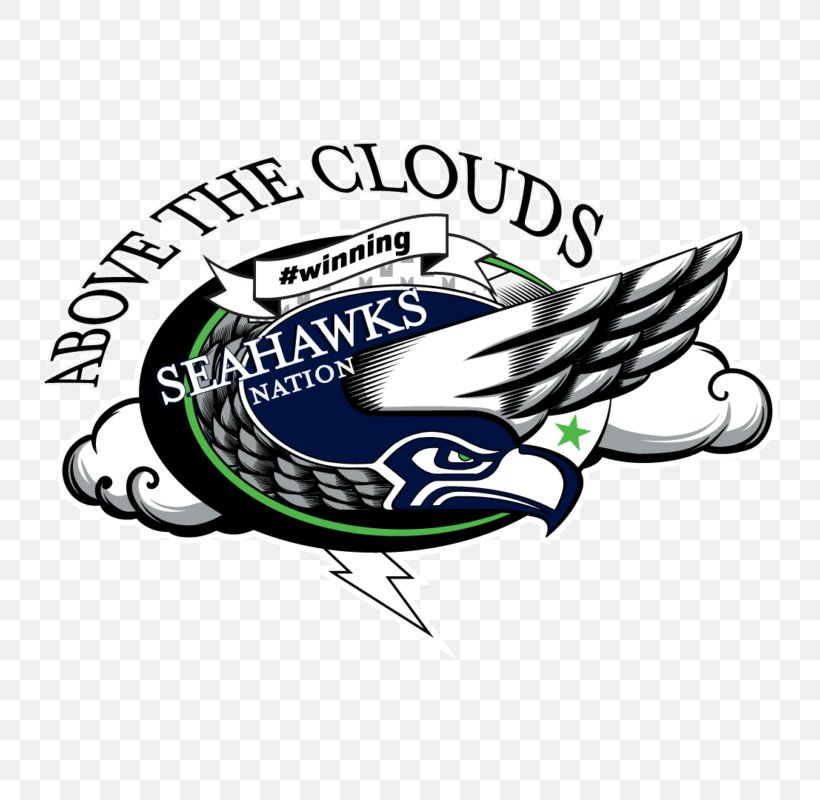 Logo Seattle Seahawks Clip Art Graphic Design, PNG, 800x800px, Logo, Art, Brand, Emblem, Label Download Free