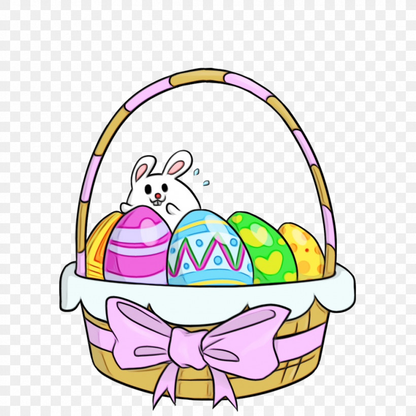 Easter Egg, PNG, 973x973px, Watercolor, Basket, Easter, Easter Bunny, Easter Egg Download Free