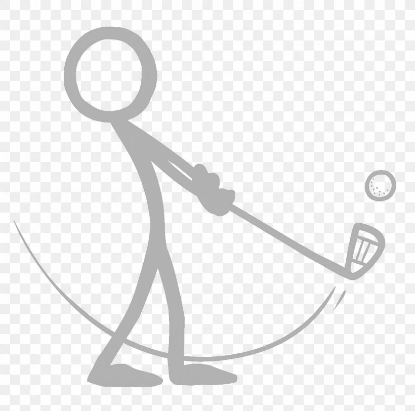 Golf Stroke Mechanics Stick Figure Golf Clubs, PNG, 1380x1368px, Golf, Black And White, Diagram, Drawing, Finger Download Free