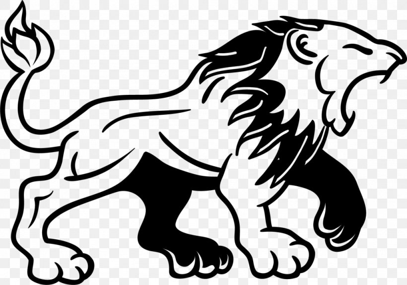 Lion Drawing Logo Roar, PNG, 1024x718px, Lion, Art, Artwork, Big Cats, Black Download Free