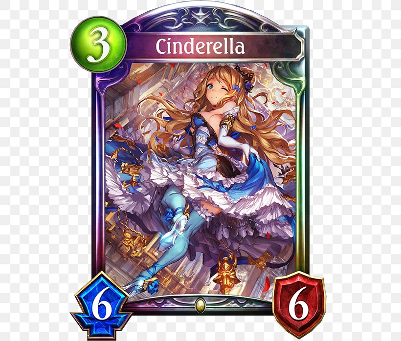 Shadowverse: Wonderland Dreams Playing Card Magic: The Gathering Hearthstone Granblue Fantasy, PNG, 536x698px, Watercolor, Cartoon, Flower, Frame, Heart Download Free