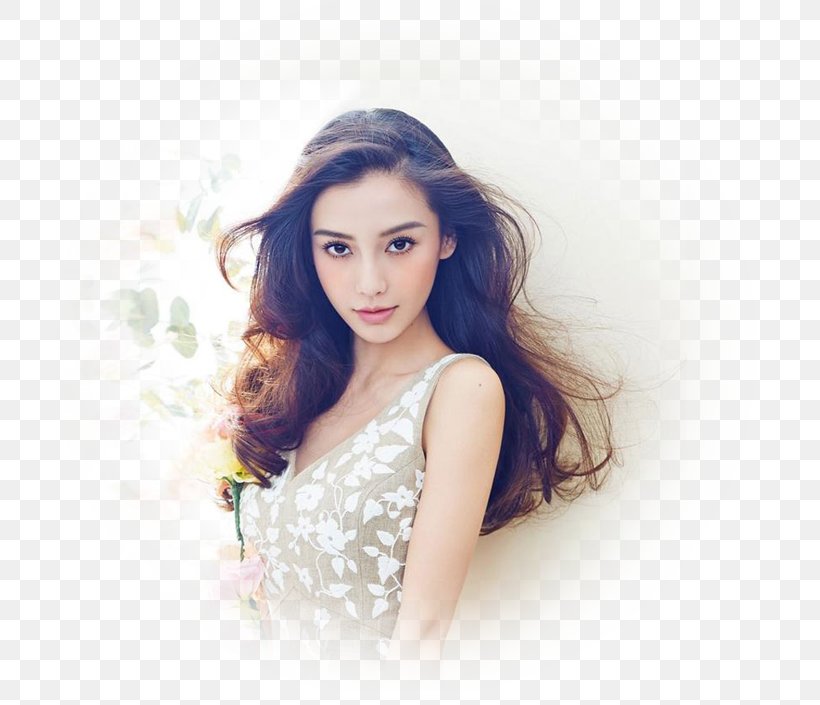 Angelababy Model Keep Running Fashion Female, PNG, 705x705px, Watercolor, Cartoon, Flower, Frame, Heart Download Free