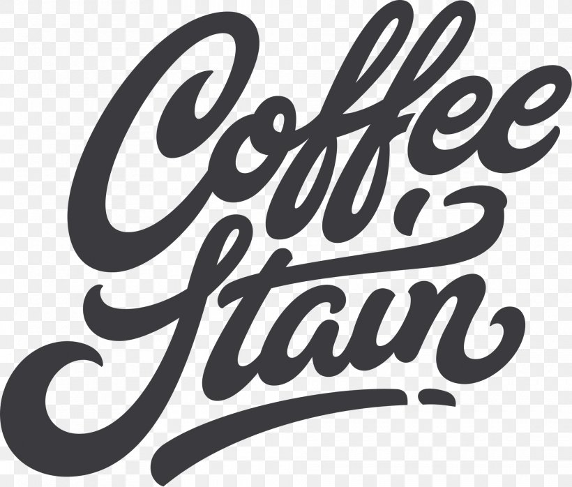 Coffee Stain Studios Logo Satisfactory Electronic Entertainment Expo 2017, PNG, 1920x1635px, Coffee, Black And White, Brand, Calligraphy, Coffee Stain Studios Download Free