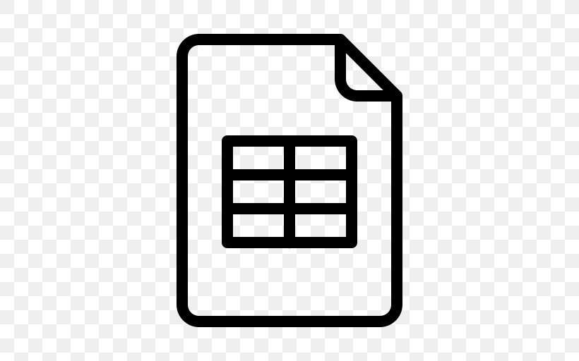 Microsoft Excel Spreadsheet, PNG, 512x512px, Microsoft Excel, Area, Black And White, Computer Software, Data Download Free
