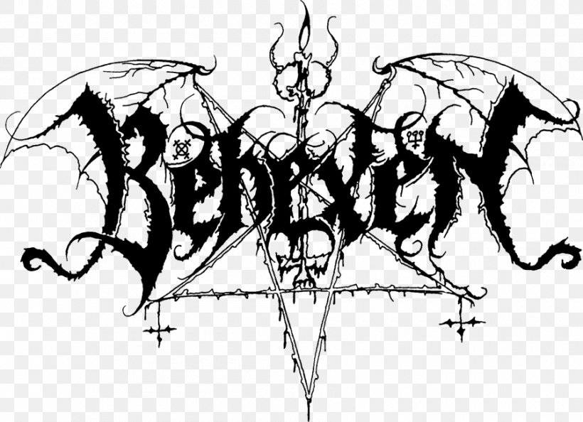 Font Black Metal Heavy Metal Behexen Death Metal, PNG, 900x652px, Watercolor, Cartoon, Flower, Frame, Heart Download Free