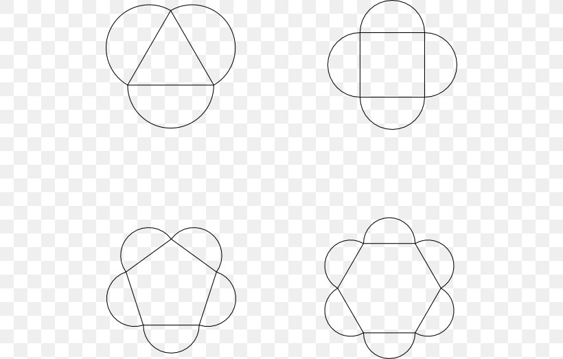 Polygon Circle Angle Line Art Clip Art, PNG, 512x523px, Polygon, Area, Artwork, Black, Black And White Download Free