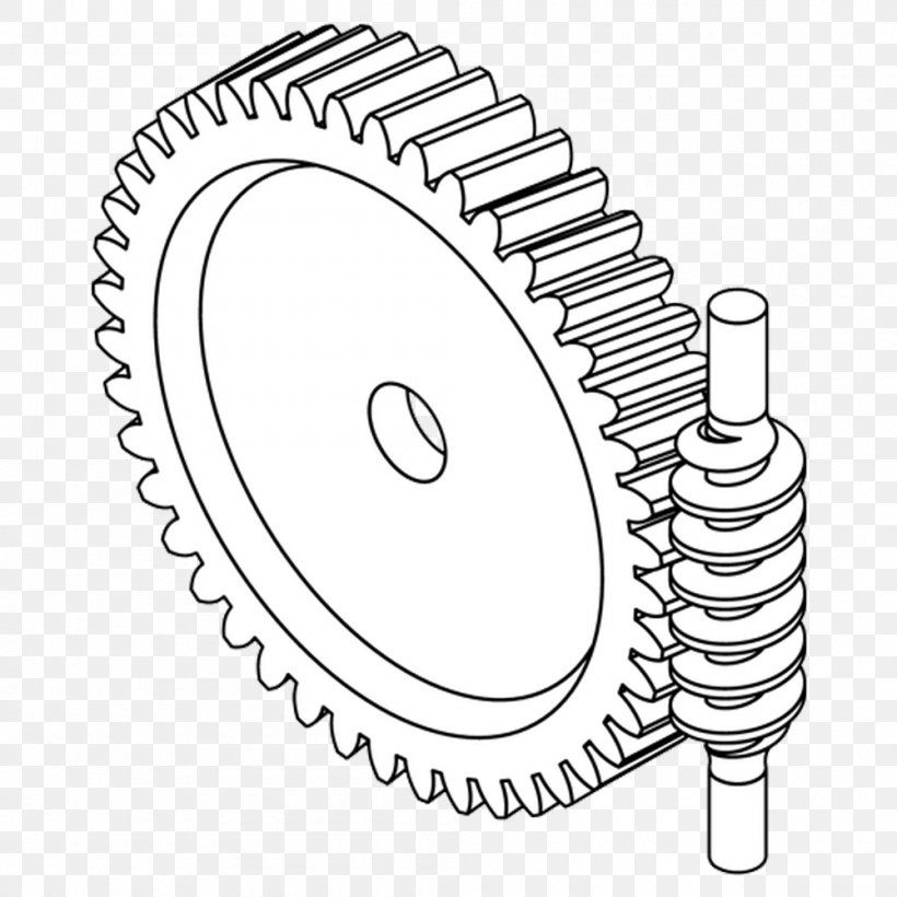 Spiral Bevel Gear Worm Drive Shaft, PNG, 1000x1000px, Bevel Gear, Area, Black And White, Brand, Conveyor System Download Free