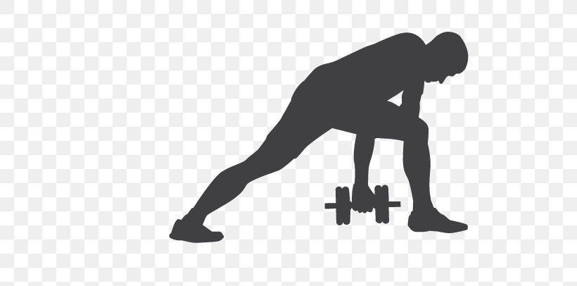 Silhouette Euclidean Vector Royalty-free Weight Training, PNG, 721x406px, Silhouette, Arm, Black, Black And White, Bodybuilding Download Free