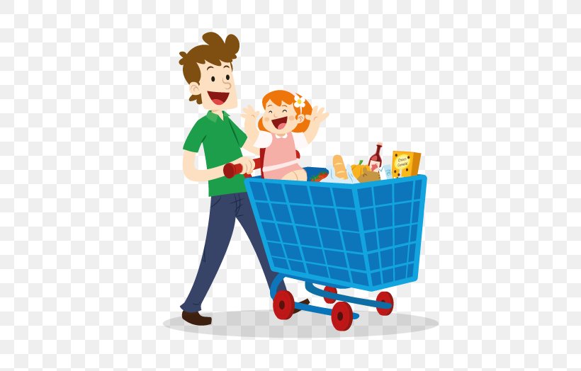 Supermarket Grocery Store Cartoon Food, PNG, 504x524px, Supermarket, Cartoon, Child, Food, Grocery Store Download Free