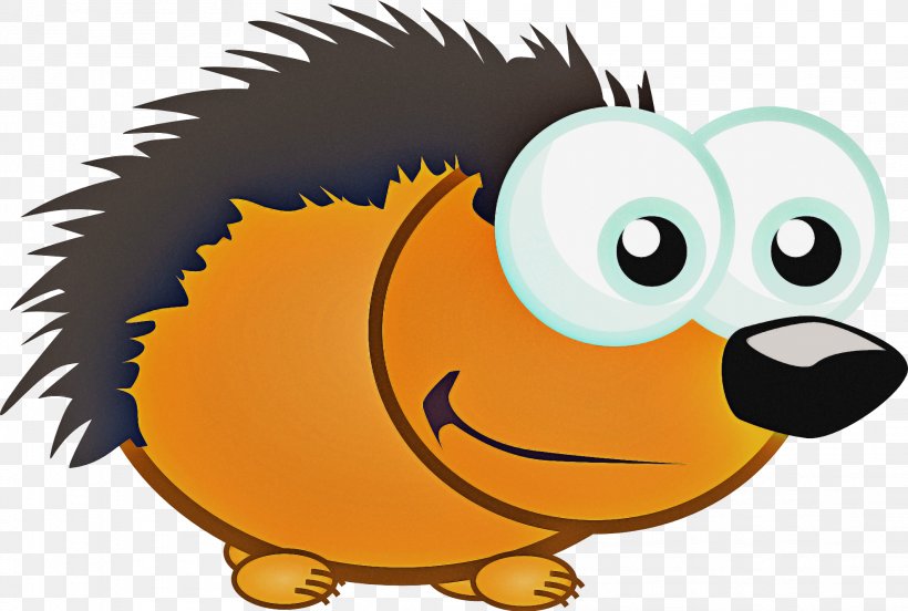 Animated Cartoon Cartoon Clip Art Yellow Snout, PNG, 1979x1334px, Animated Cartoon, Animation, Cartoon, Hedgehog, Smile Download Free