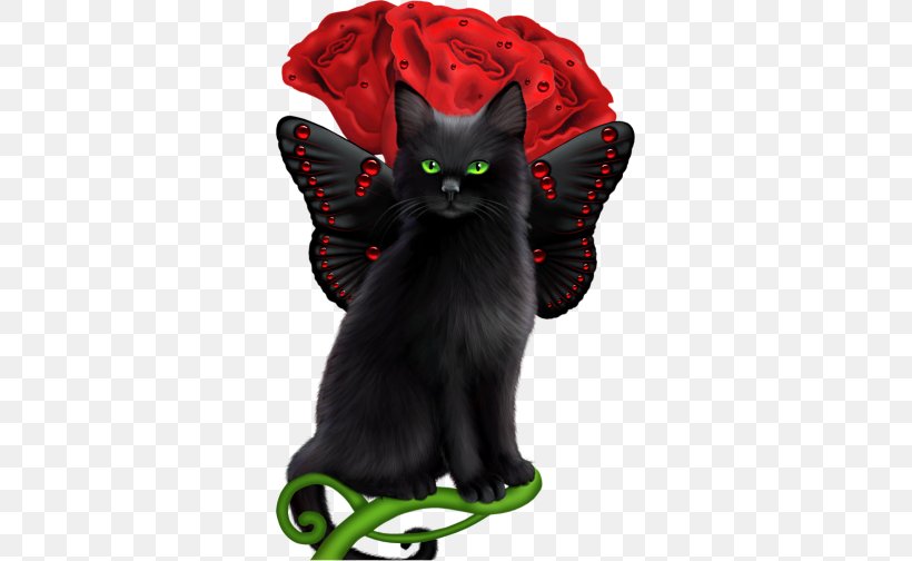 Black Cat Kitten Fairy, PNG, 504x504px, Black Cat, Art, Black, Carnivoran, Cat Download Free