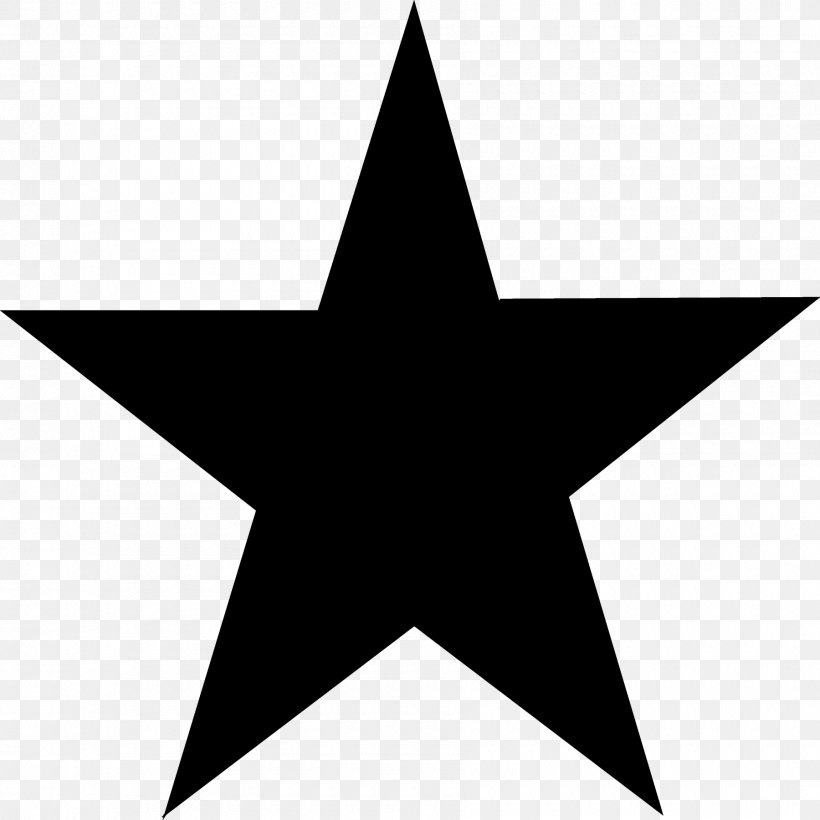 Blackstar Five-pointed Star Clip Art, PNG, 1800x1800px, Blackstar, Black, Black And White, David Bowie, Fivepointed Star Download Free