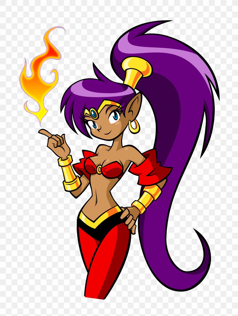 Shantae And The Pirate's Curse Shantae: Half-Genie Hero Shantae: Risky's Revenge Super Smash Bros. For Nintendo 3DS And Wii U, PNG, 1958x2595px, Watercolor, Cartoon, Flower, Frame, Heart Download Free