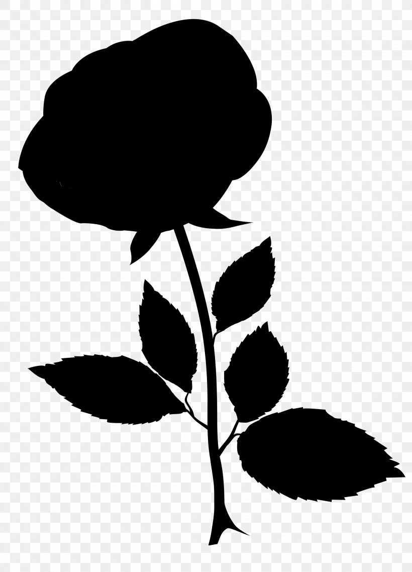 Clip Art Leaf Silhouette Plant Stem Flowering Plant, PNG, 2880x4000px, Leaf, Blackandwhite, Botany, Flower, Flowering Plant Download Free