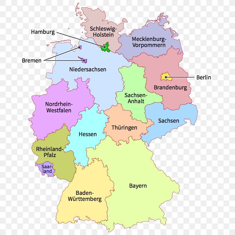 States Of Germany Map Shapefile, PNG, 680x820px, States Of Germany, Area, Districts Of Germany, Ecoregion, File Viewer Download Free