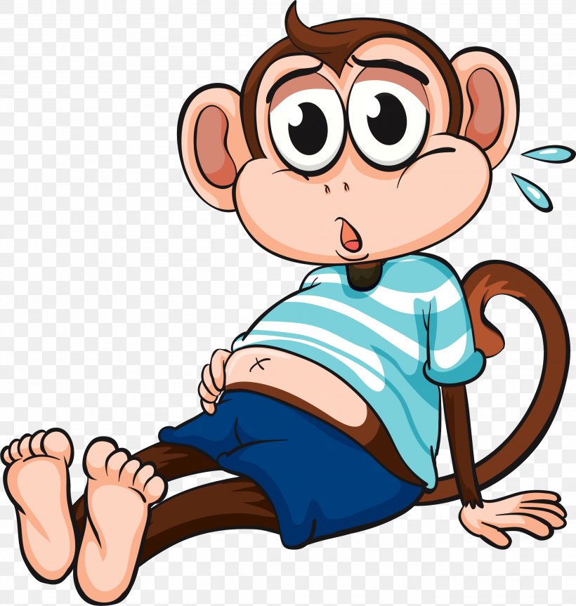 Monkey Cartoon Illustration, PNG, 2734x2879px, Monkey, Arm, Cartoon,  Fictional Character, Finger Download Free