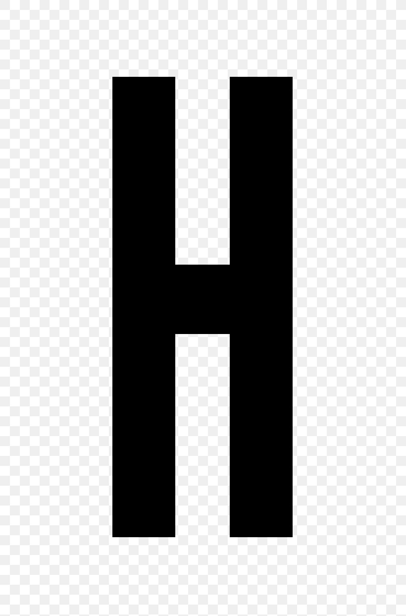 Arial Stencil H Letter, PNG, 557x1243px, Arial, All Caps, Art, Black, Black And White Download Free