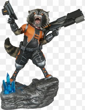 Raccoon - Rocket Raccoon Felicia Hardy Groot Sideshow Collectibles PNG