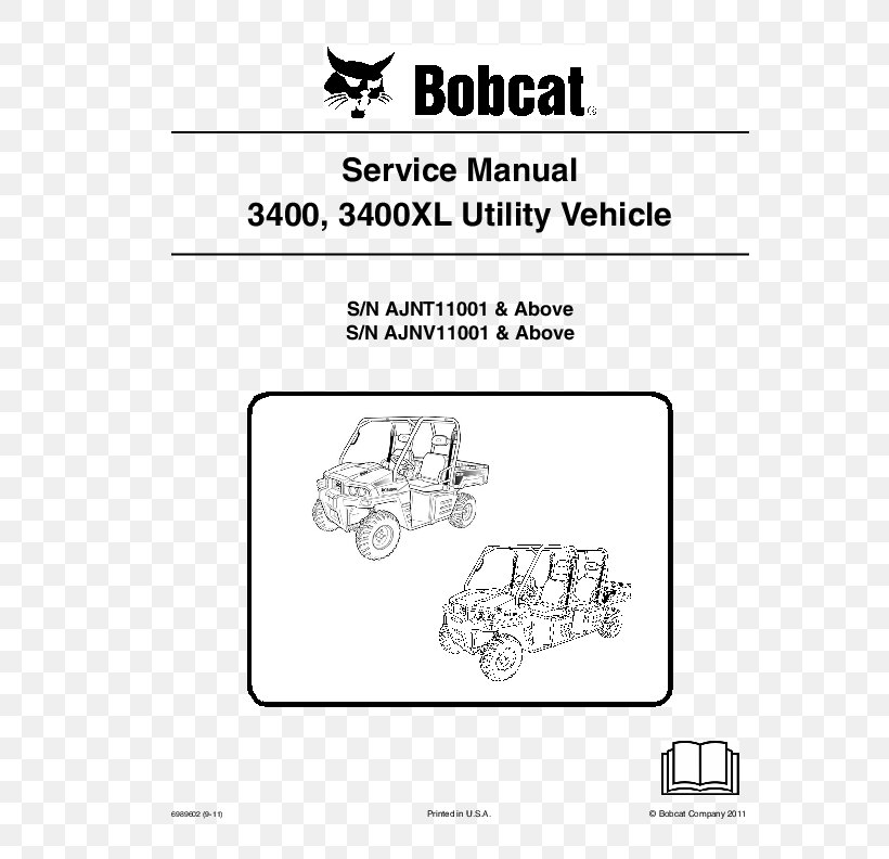 Caterpillar Inc. Bobcat Company Skid-steer Loader Owner's Manual Excavator, PNG, 612x792px, Caterpillar Inc, Area, Auto Part, Black And White, Bobcat Company Download Free