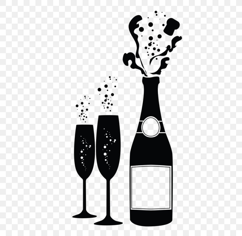 Champagne Glass Vector Graphics Wine Bottle, PNG, 482x800px, Champagne, Black And White, Bottle, Champagne Glass, Champagne Stemware Download Free