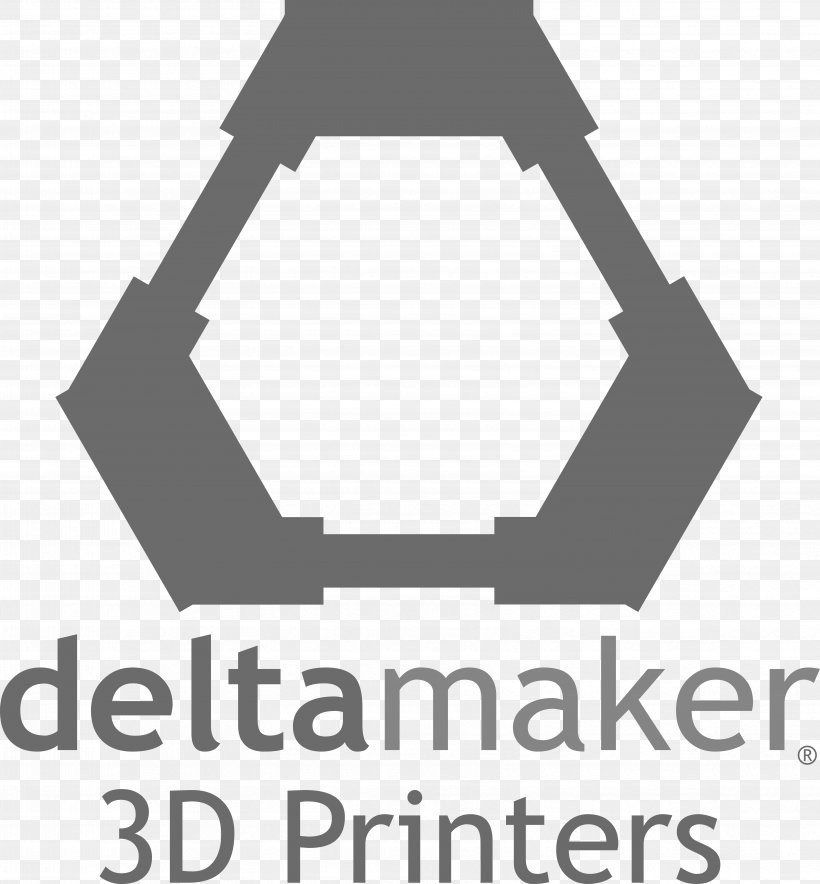 3D Printing 3D Printers DeltaMaker, LLC, PNG, 6636x7160px, 3d Computer Graphics, 3d Printers, 3d Printing, Black And White, Brand Download Free