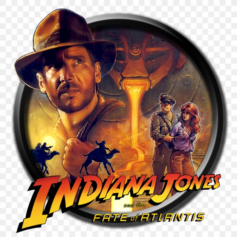 Michael Land Indiana Jones And The Fate Of Atlantis Indiana Jones And The Infernal Machine Indiana Jones And The Last Crusade, PNG, 1133x1133px, Indiana Jones, Adventure, Adventure Game, Film, Film Poster Download Free