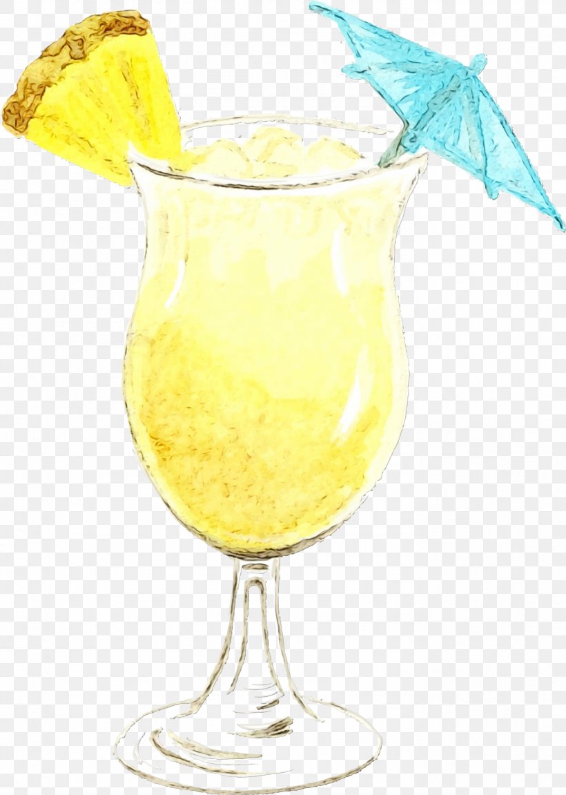 Pineapple, PNG, 1387x1948px, Watercolor, Alcoholic Beverage, Champagne Cocktail, Cocktail, Cocktail Garnish Download Free