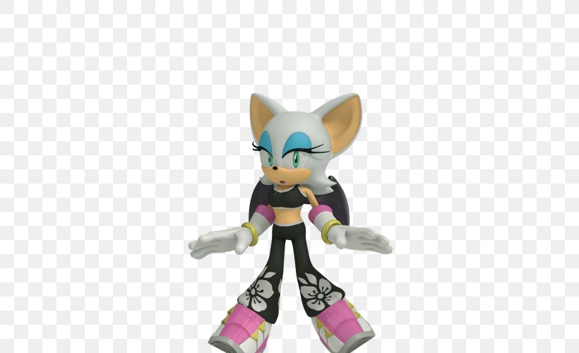Sonic Free Riders Sonic Riders: Zero Gravity Rouge The Bat, PNG, 500x500px, Sonic Free Riders, Action Figure, Fictional Character, Figurine, Plush Download Free