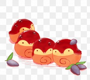 Cake Roll Chick - Swiss Roll Food Torte Illustration PNG