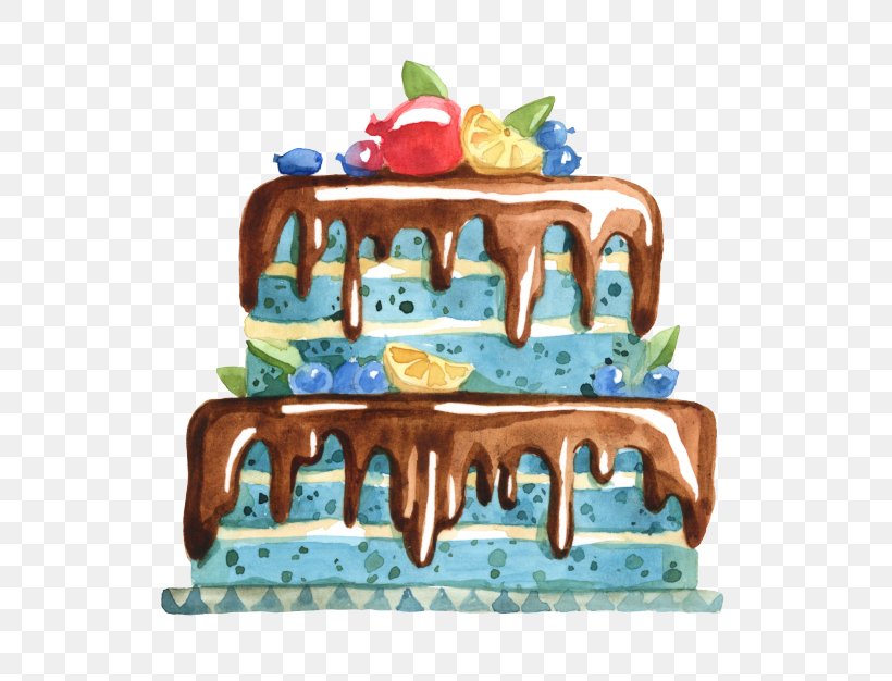 Cartoon Birthday Cake, PNG, 640x626px, Birthday Cake, Baked Goods, Buttercream, Cake, Cake Decorating Download Free