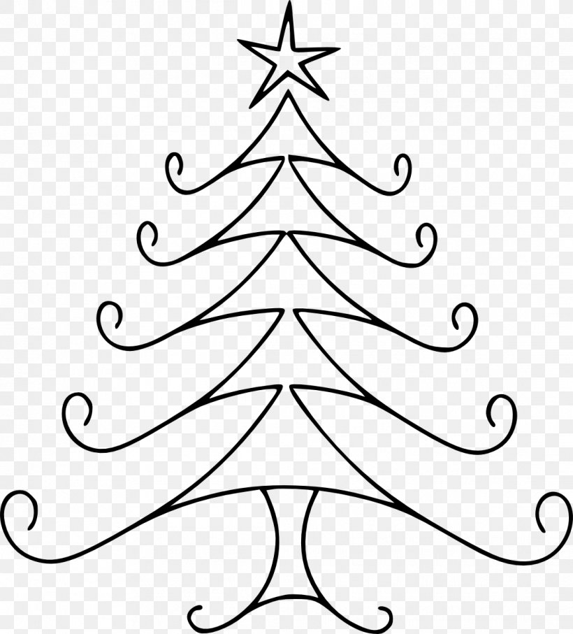 Christmas Tree Drawing Rudolph Clip Art, PNG, 1113x1232px, Christmas Tree, Black And White, Branch, Christmas, Christmas Card Download Free