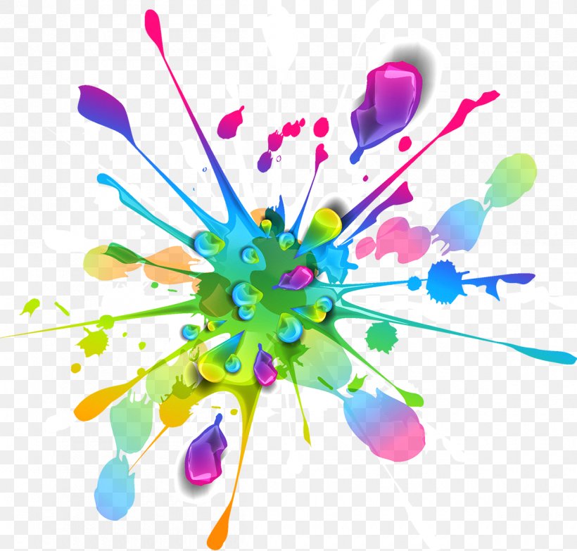 Splash Color Paint, PNG, 1200x1147px, Color, Blue, Floral Design, Flower, Microsoft Powerpoint Download Free