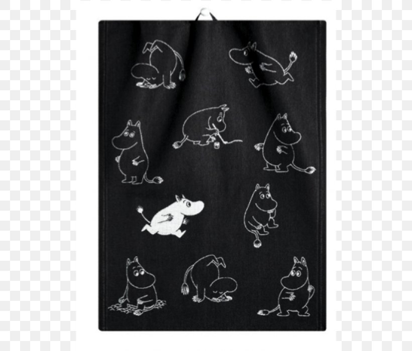 Towel Moomins Little My Moomintroll Moominmamma, PNG, 700x700px, Towel, Black, Black And White, Kitchen Paper, Little My Download Free