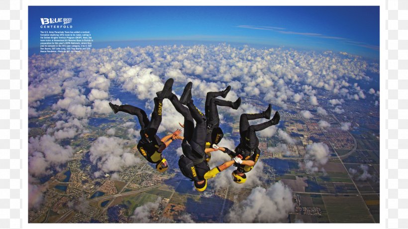 Blue Skies Magazine, LLC Parachuting Special Service Group Centerfold Vegas Golden Knights, PNG, 1920x1080px, Blue Skies Magazine Llc, Adventure, Air Sports, Centerfold, Computer Download Free
