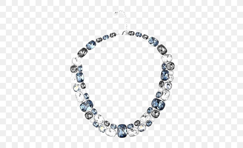 Necklace Swarovski AG Designer Gemstone, PNG, 500x500px, Necklace, Bead, Blue, Body Jewelry, Bracelet Download Free