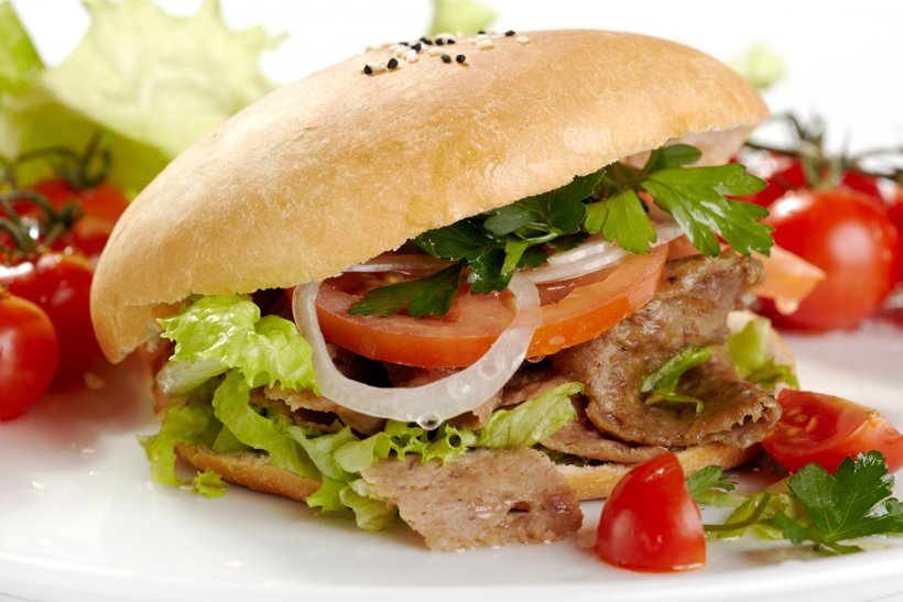 Doner Kebab Pita Gyro Shawarma, PNG, 1100x734px, Kebab, American Food, Blt, Breakfast Sandwich, Buffalo Burger Download Free