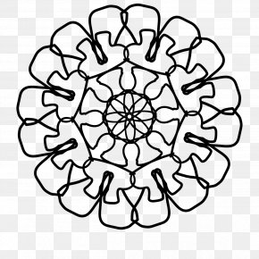 Art Visual Arts - Flower Line Art PNG