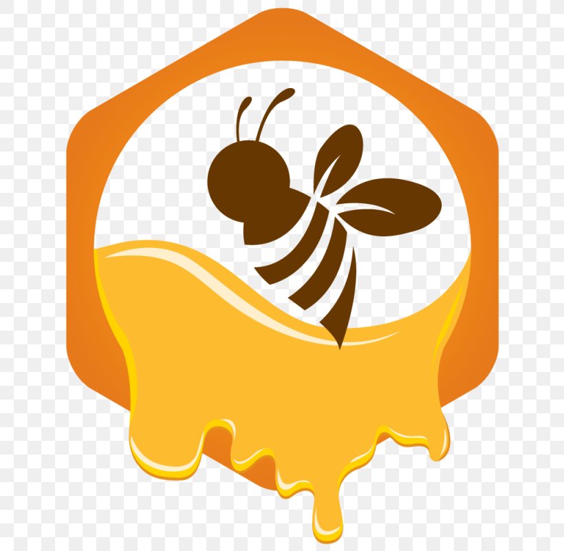 Honey Bee Logo European Dark Bee, PNG, 800x800px, Bee, Bee Pollen, Beehive, Beekeeping, Beeswax Download Free