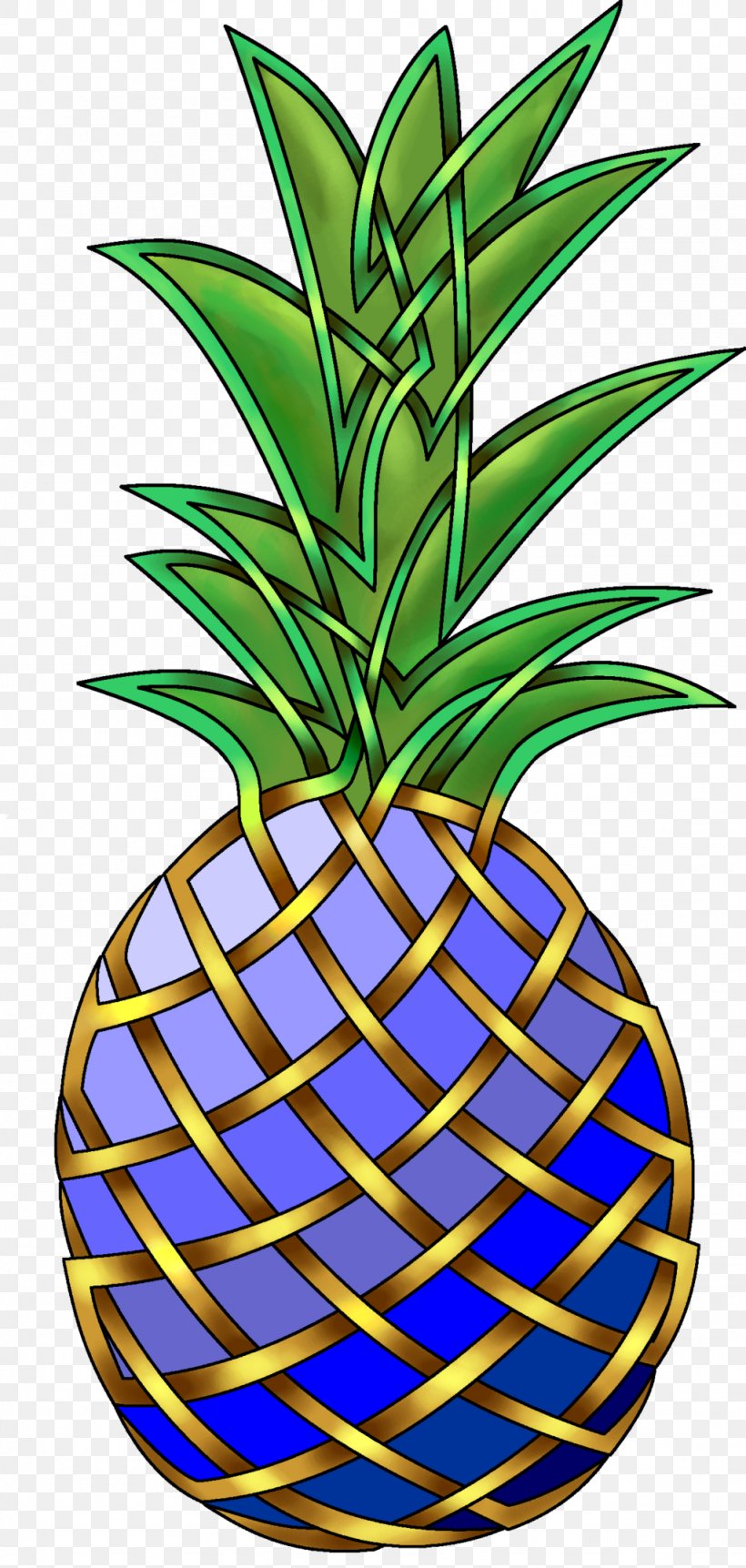 Pineapple Raita Fruit Clip Art, PNG, 1024x2152px, Pineapple, Ananas, Color, Coloring Book, Drawing Download Free