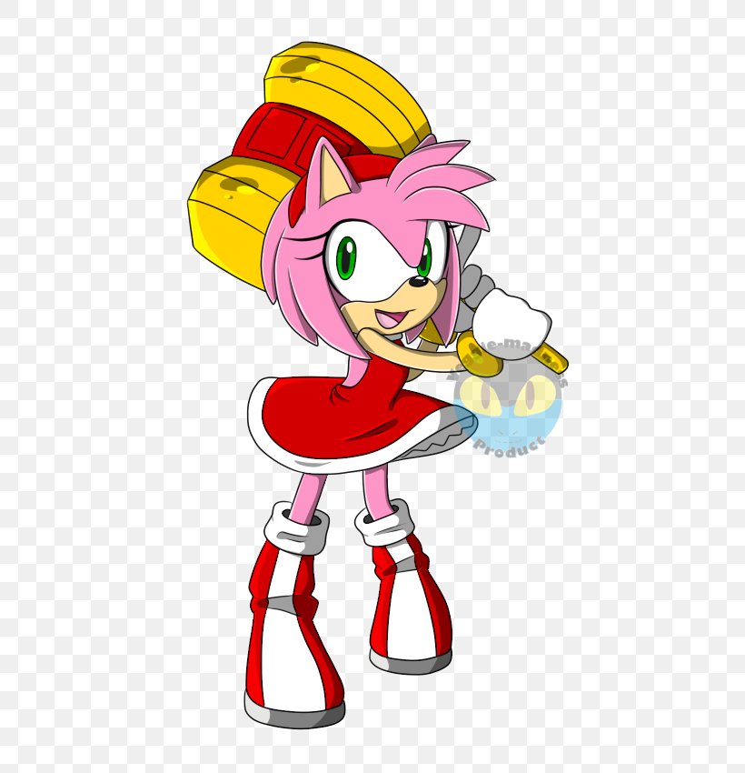 Sonic The Hedgehog Amy Rose Video Game Clip Art, PNG, 500x850px, Sonic The Hedgehog, Amy Rose, Animal Figure, Art, Artwork Download Free