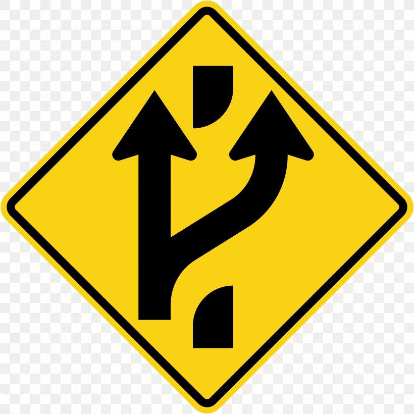 Traffic Sign Warning Sign Lane Road Merge, PNG, 4366x4366px, Traffic Sign, Area, Brand, Carriageway, Highoccupancy Vehicle Lane Download Free