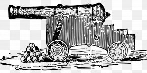 Artillery - Cannon Drawing Clip Art PNG